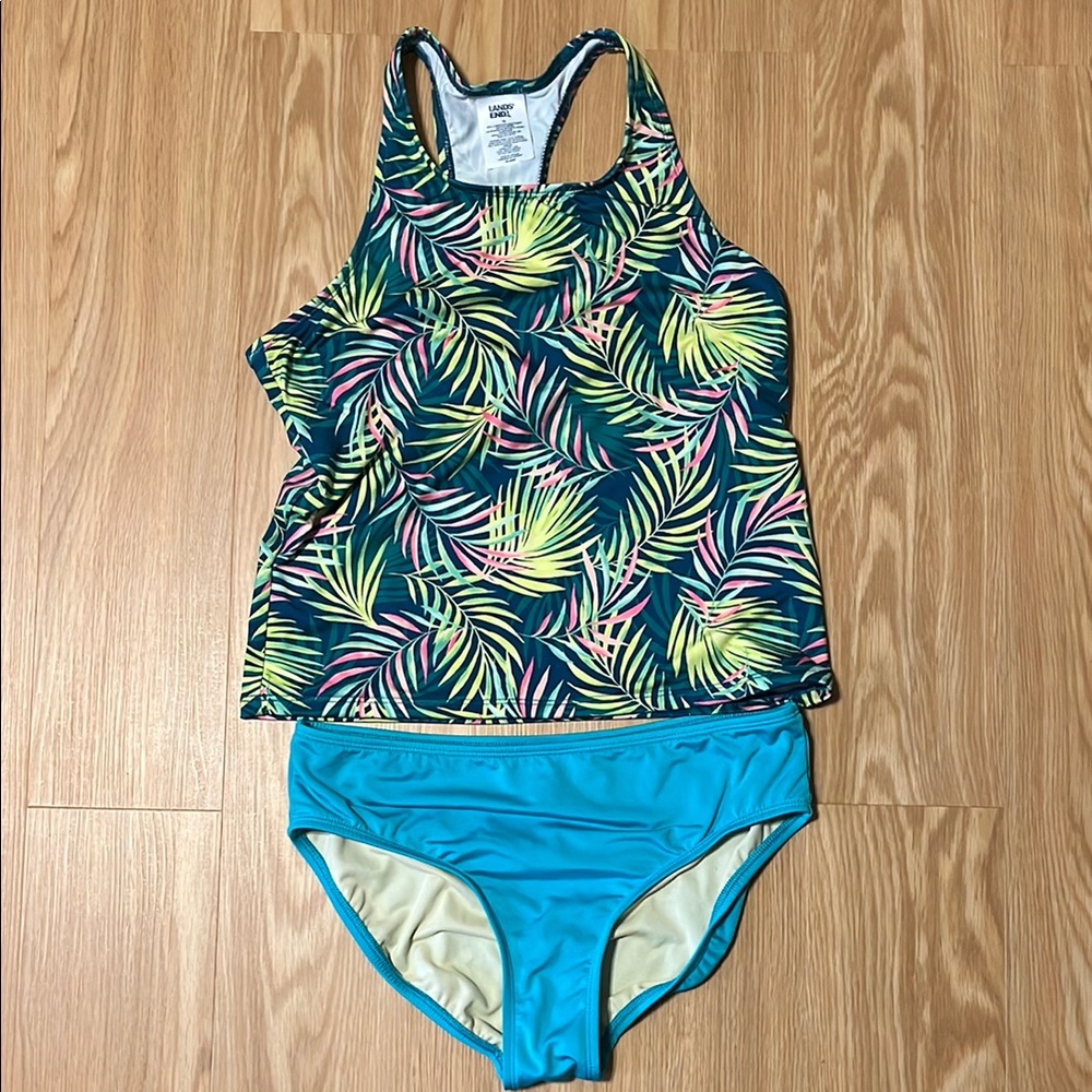 Lands' End Tankini Set , size 14
